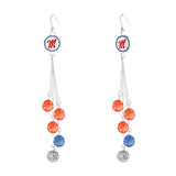 Gamedays Gear NCAA Beaded Dangle Earrings E052 - 4032