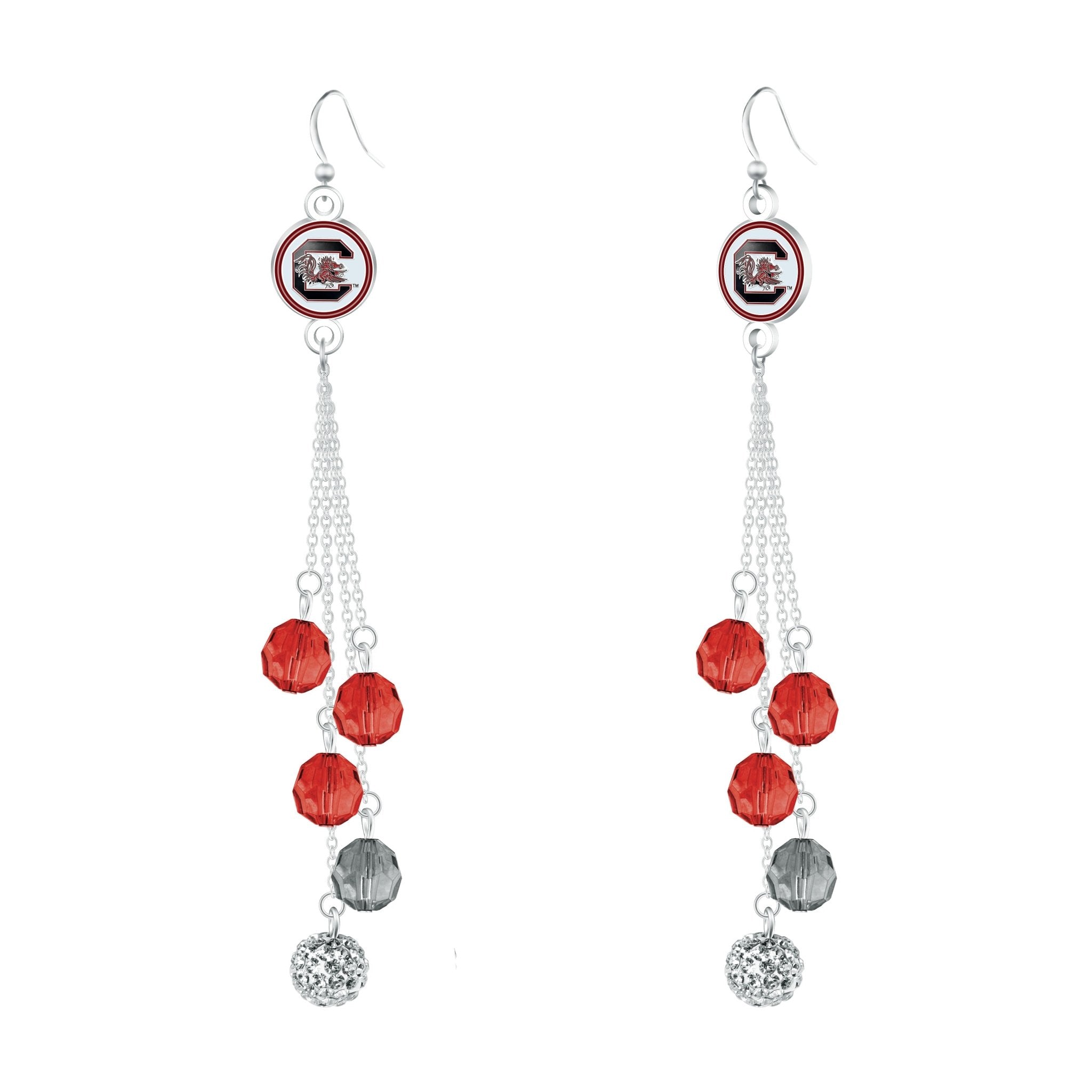 Gamedays Gear NCAA Beaded Dangle Earrings E052 - 4051