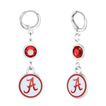 Gamedays Gear NCAA Beaded Dangle Hoop Earrings E038 - 4001