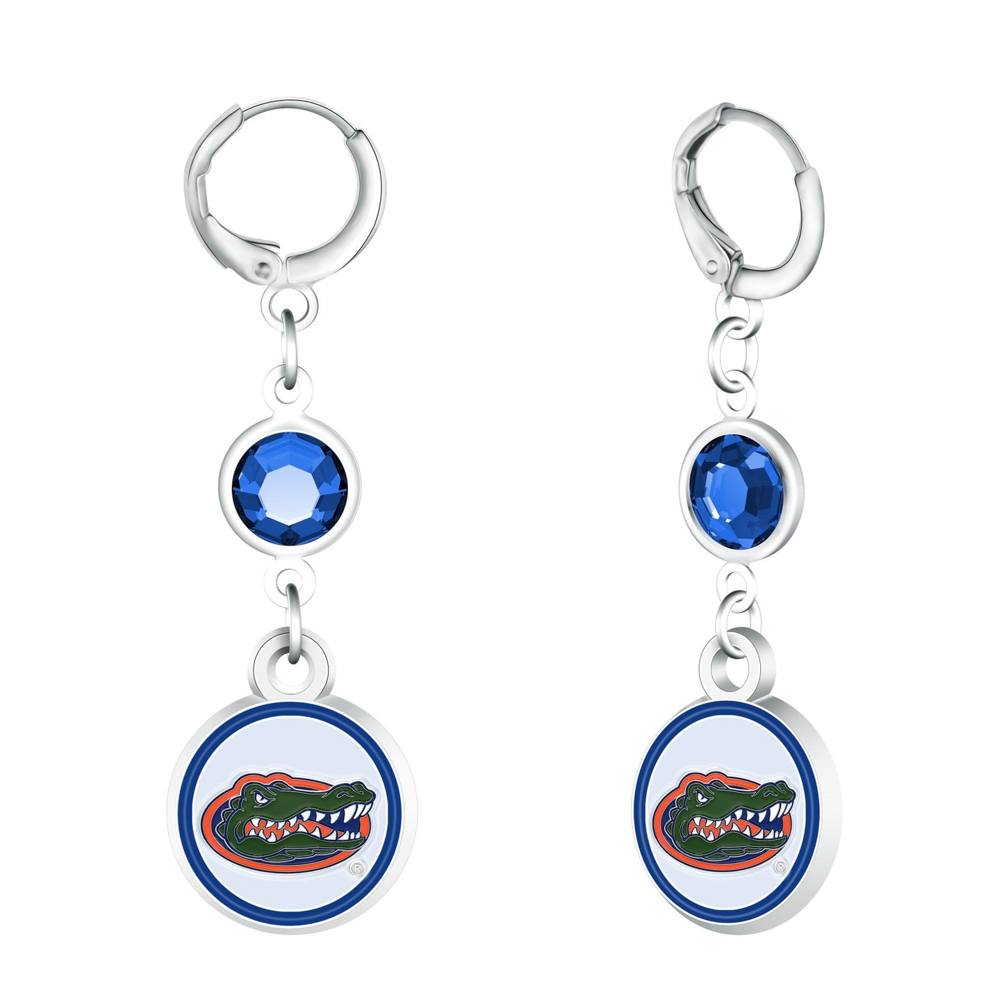 NCAA Beaded Dangle Hoop Earrings - Gamedays Gear - Florida Gators