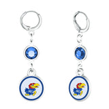Gamedays Gear NCAA Beaded Dangle Hoop Earrings E038 - 4022