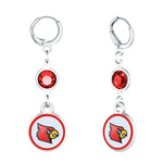Gamedays Gear NCAA Beaded Dangle Hoop Earrings E038 - 4025