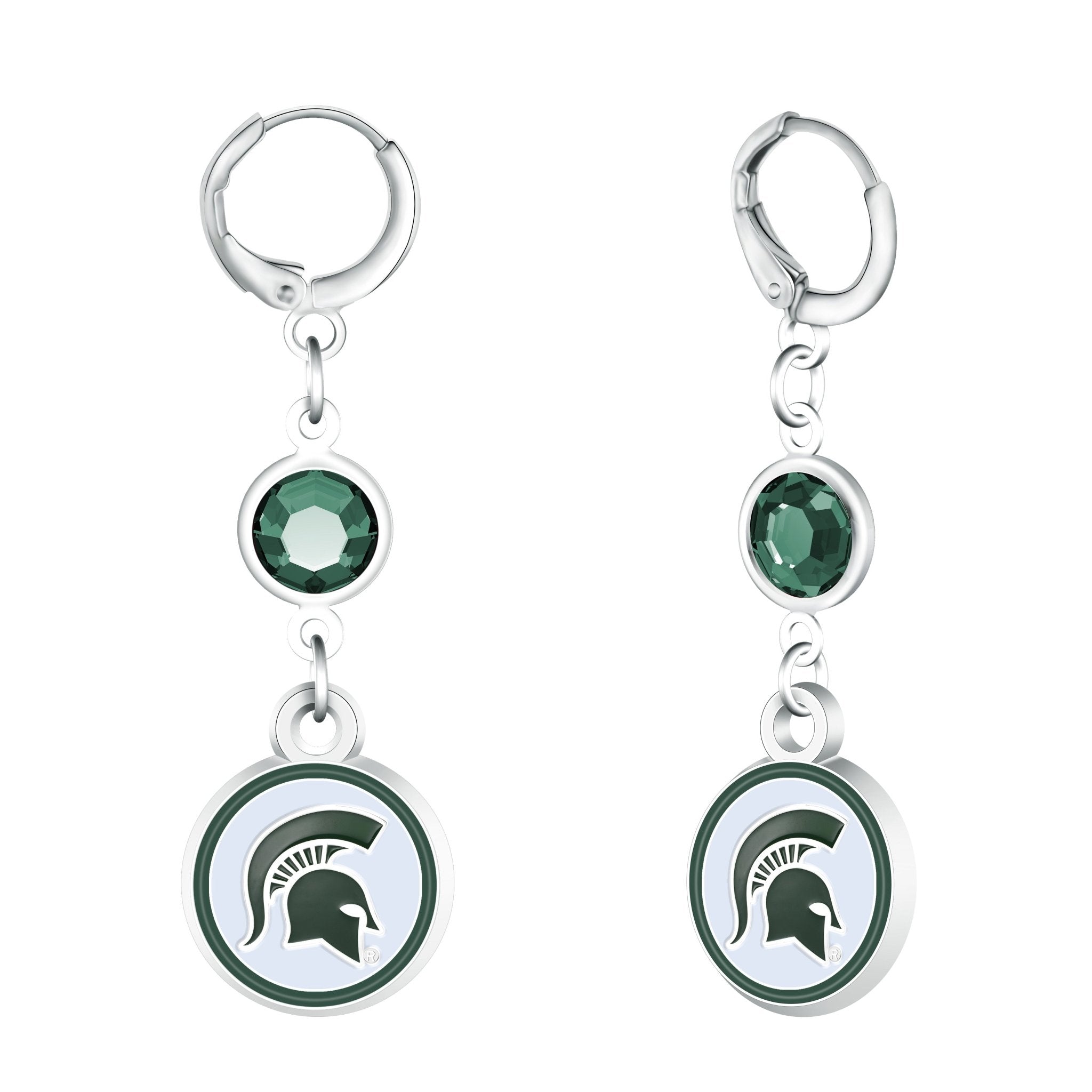 Gamedays Gear NCAA Beaded Dangle Hoop Earrings E038 - 4030