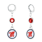 Gamedays Gear NCAA Beaded Dangle Hoop Earrings E038 - 4032