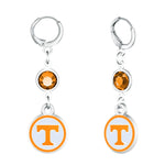 Gamedays Gear NCAA Beaded Dangle Hoop Earrings E038 - 4055