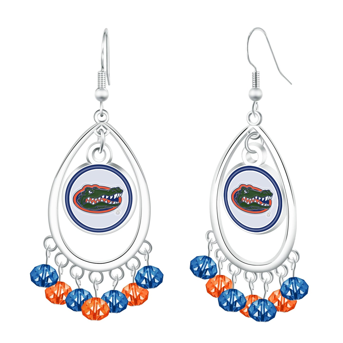 NCAA Beaded Teardrop Earrings - Gamedays Gear - Florida Gators