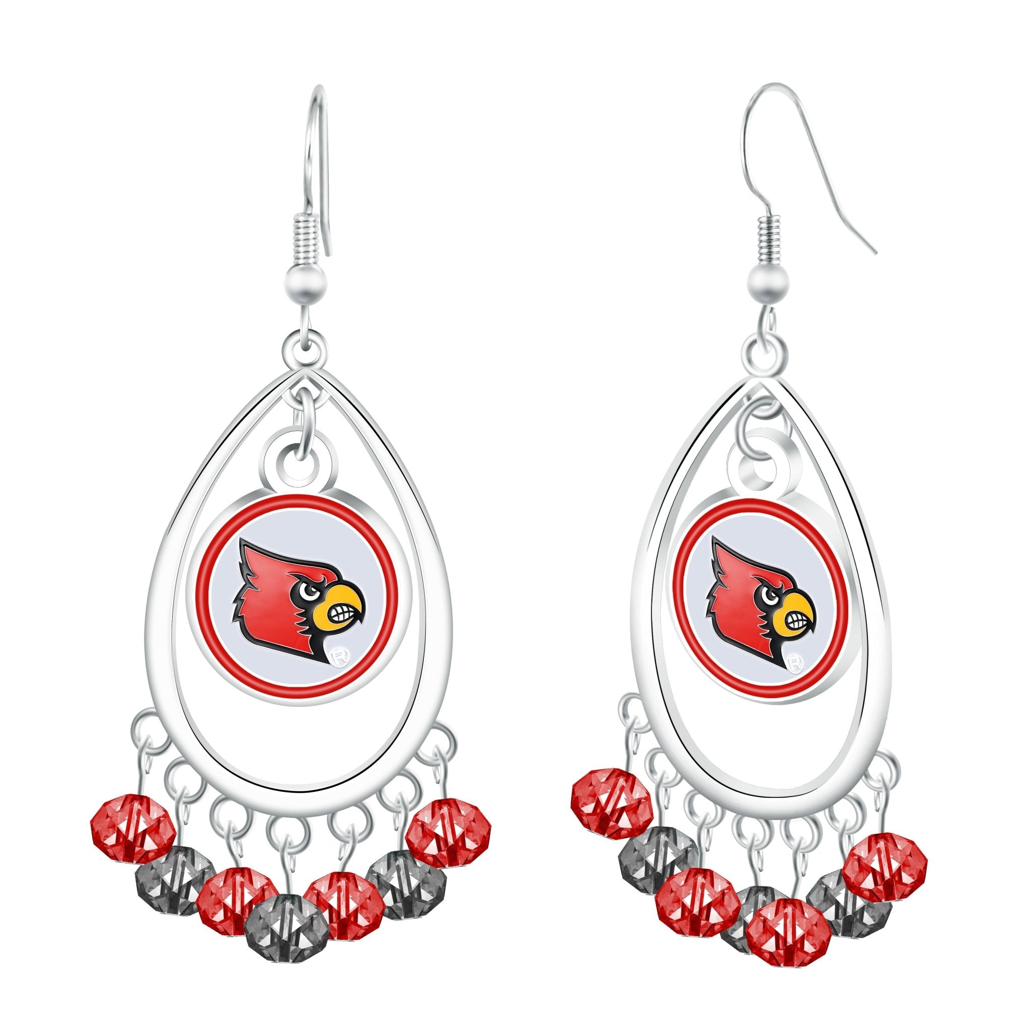 Gamedays Gear NCAA Beaded Teardrop Earrings E037 - 4025