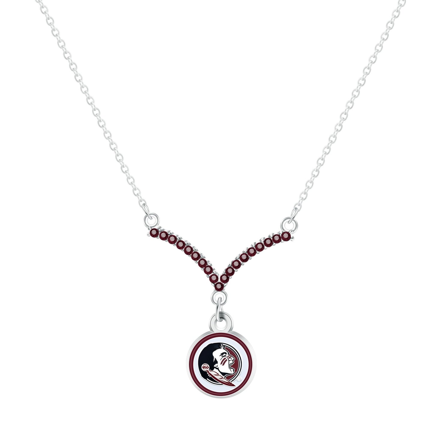 NCAA Chevron V Necklace - Gamedays Gear - Florida State Seminoles