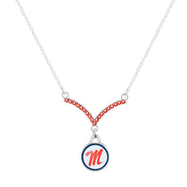 Mississippi Rebels Chevron V Necklace