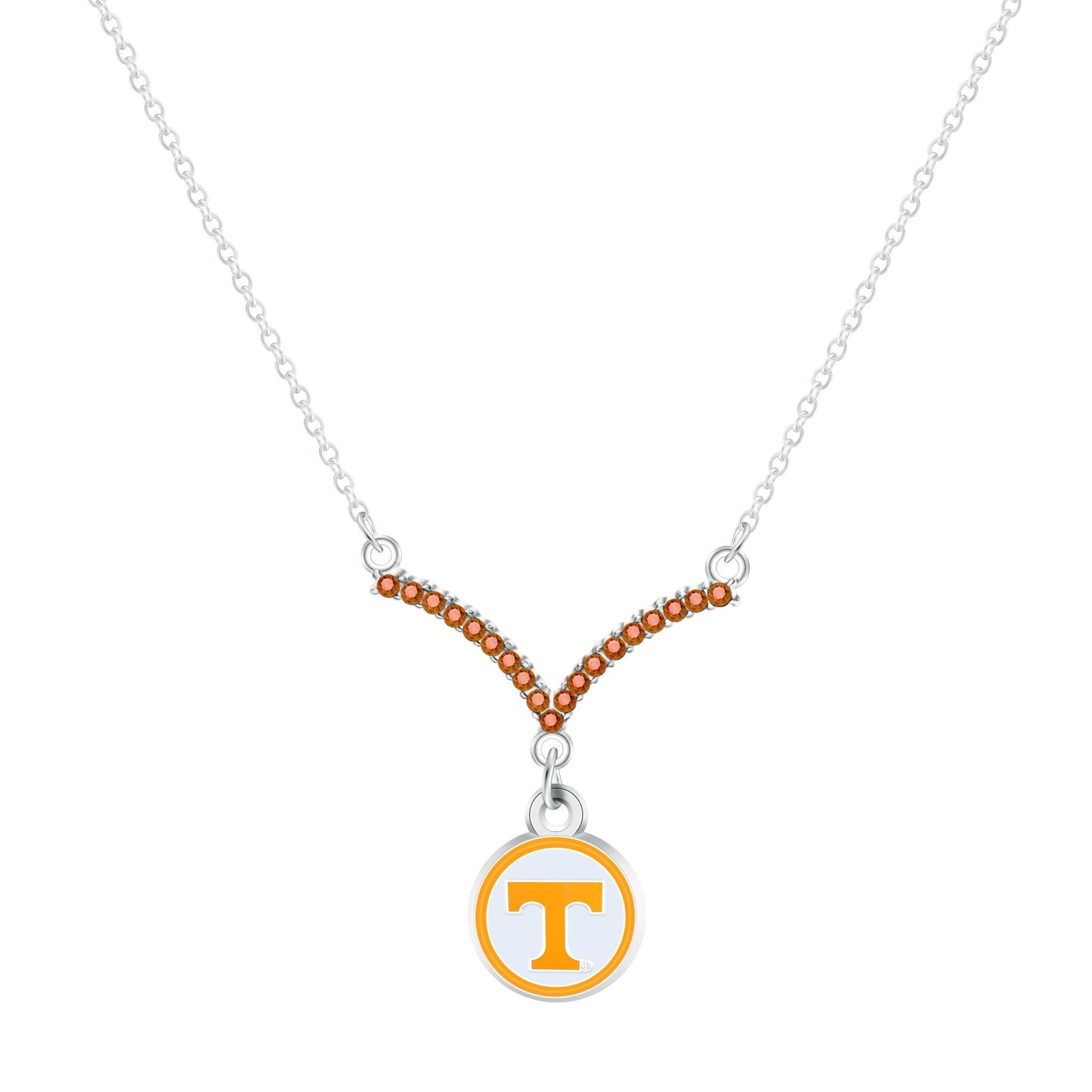 NCAA Chevron V Necklace - Gamedays Gear - Tennessee Volunteers