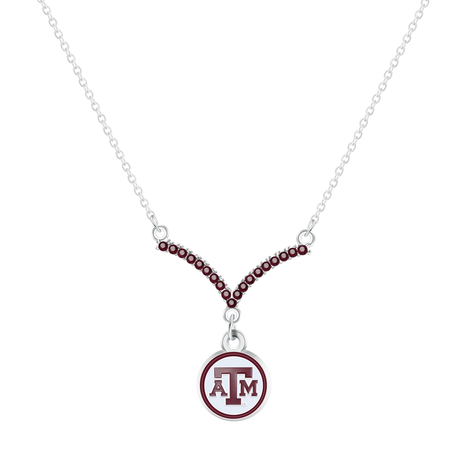 NCAA Chevron V Necklace - Gamedays Gear - Texas A&M Aggies