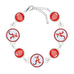 Gamedays Gear NCAA Disc Beaded Bangle Bracelet B024 - 4001
