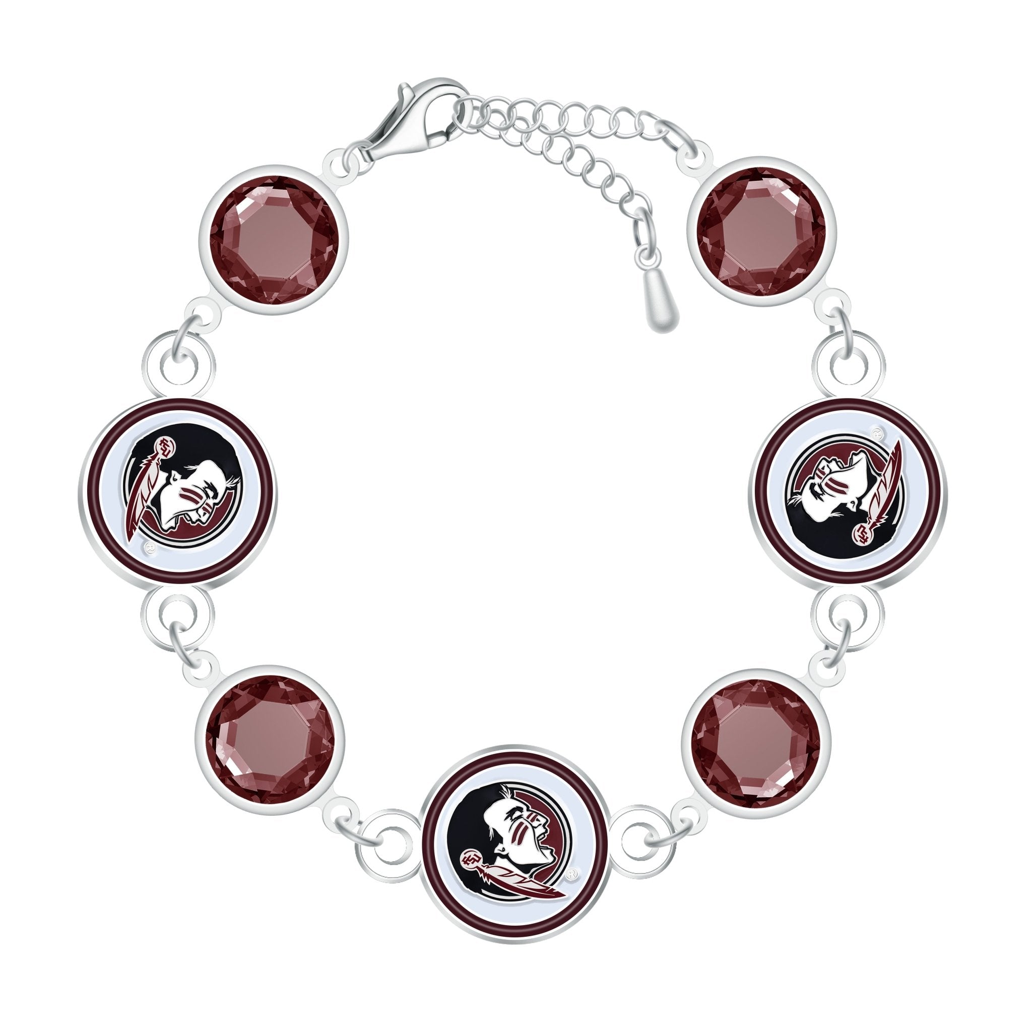 Gamedays Gear NCAA Disc Beaded Bangle Bracelet B024 - 4014