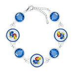 Gamedays Gear NCAA Disc Beaded Bangle Bracelet B024 - 4022