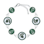 Gamedays Gear NCAA Disc Beaded Bangle Bracelet B024 - 4030