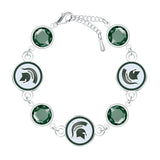 Gamedays Gear NCAA Disc Beaded Bangle Bracelet B024 - 4030
