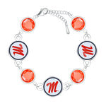 Gamedays Gear NCAA Disc Beaded Bangle Bracelet B024 - 4032