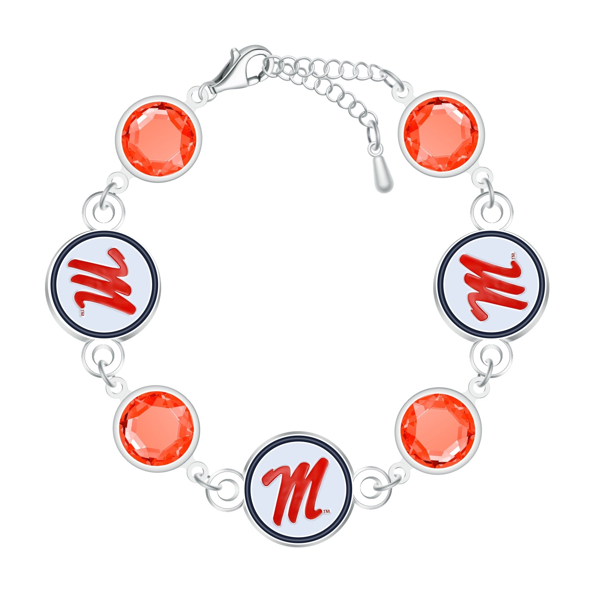 Gamedays Gear NCAA Disc Beaded Bangle Bracelet B024 - 4032