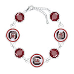 Gamedays Gear NCAA Disc Beaded Bangle Bracelet B024 - 4051