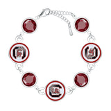 Gamedays Gear NCAA Disc Beaded Bangle Bracelet B024 - 4051