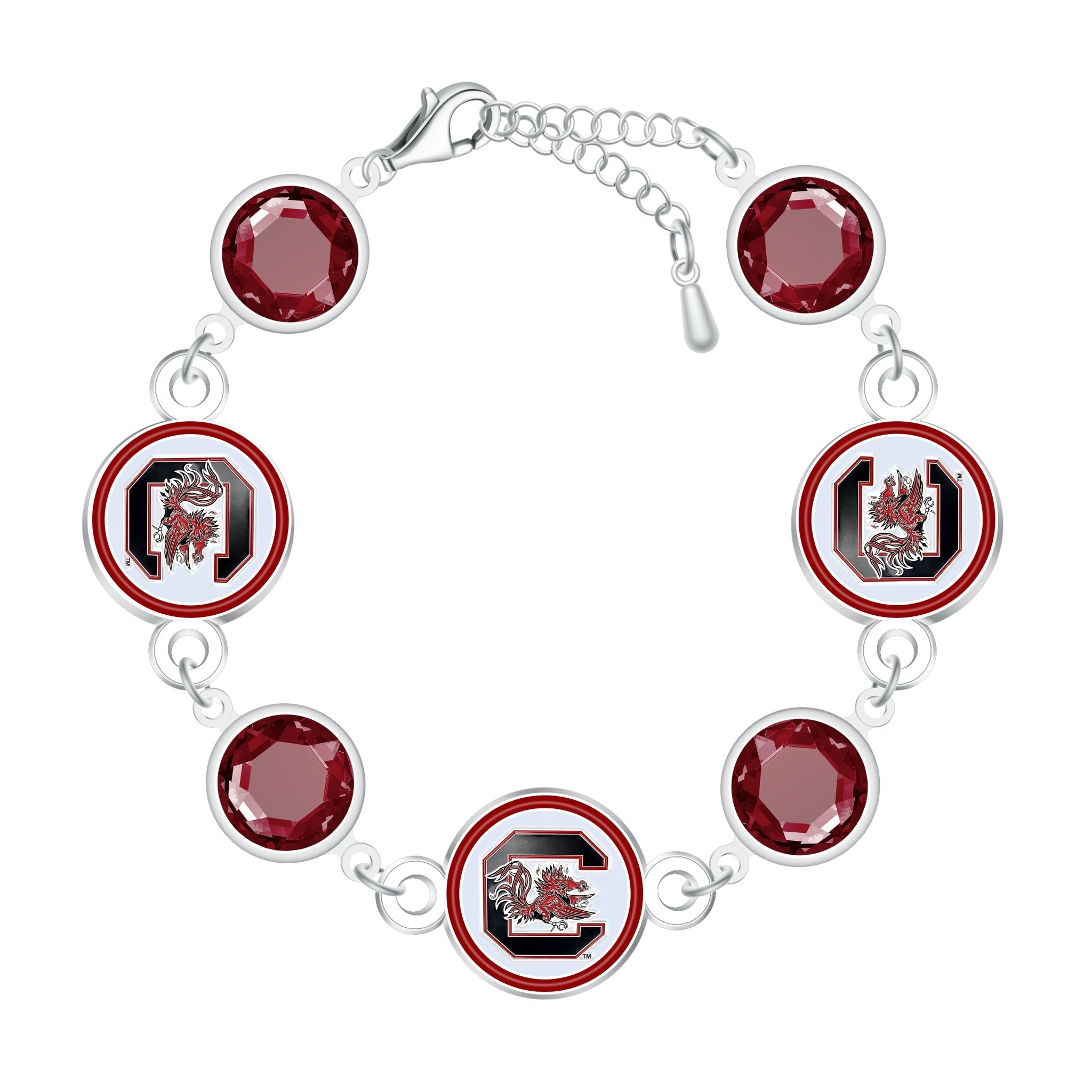 Gamedays Gear NCAA Disc Beaded Bangle Bracelet B024 - 4051