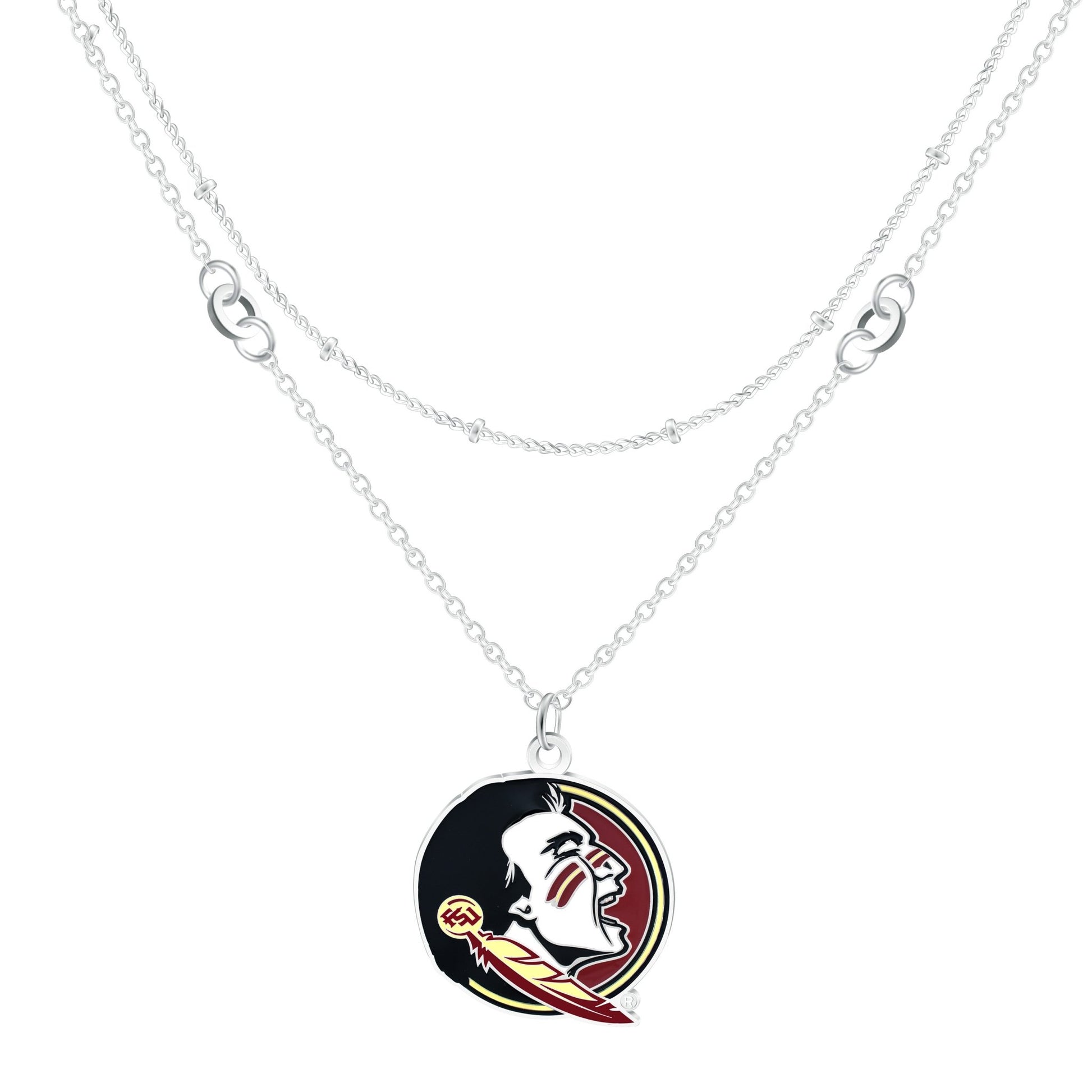 NCAA Double Strand Necklace - Gamedays Gear - Florida State Seminoles