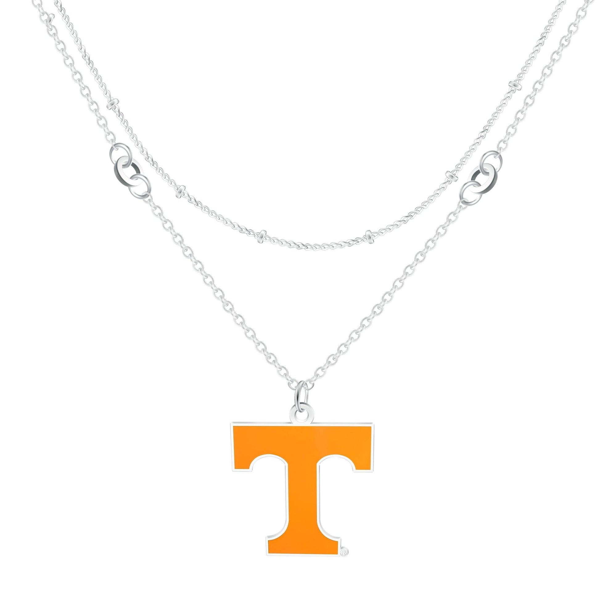 NCAA Double Strand Necklace - Gamedays Gear - Tennessee Volunteers