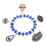 Gamedays Gear NCAA Five Charm Logo Beaded Bracelet B022 - 4013