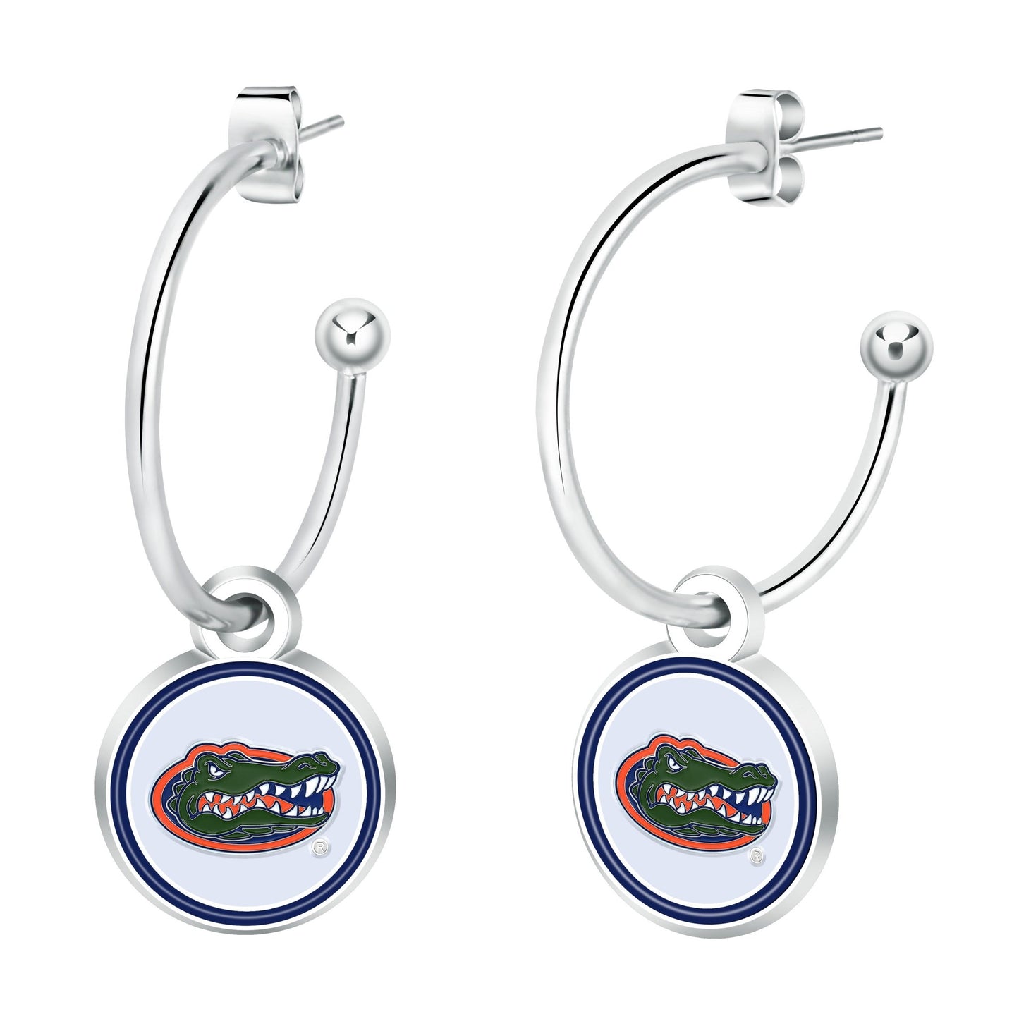 NCAA Half Hoop Earrings - Gamedays Gear - Florida Gators