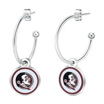 Gamedays Gear NCAA Half Hoop Earrings E051 - 4014