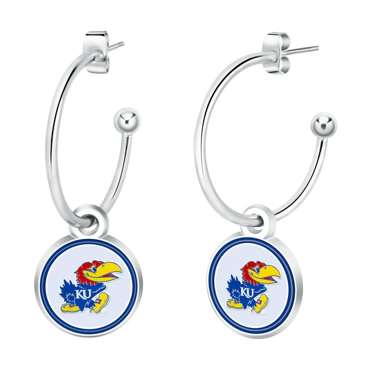 NCAA Half Hoop Earrings - Gamedays Gear - Alabama Crimson Tide