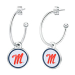 Gamedays Gear NCAA Half Hoop Earrings E051 - 4032