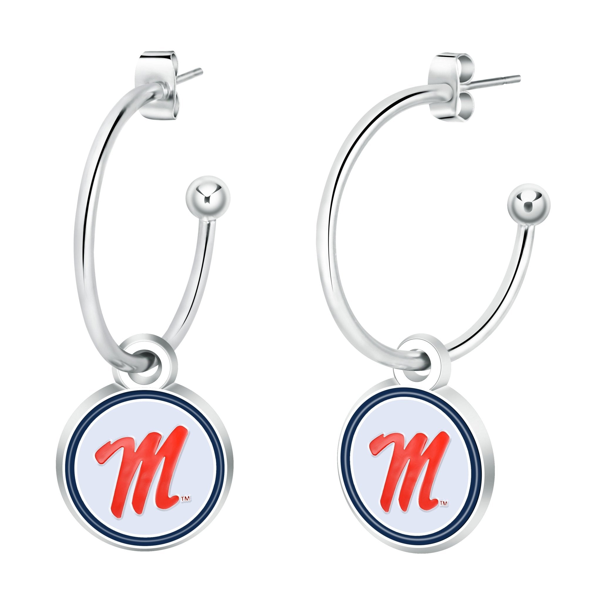 Gamedays Gear NCAA Half Hoop Earrings E051 - 4032