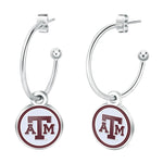 Gamedays Gear NCAA Half Hoop Earrings E051 - 4057