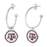 Gamedays Gear NCAA Half Hoop Earrings E051 - 4057