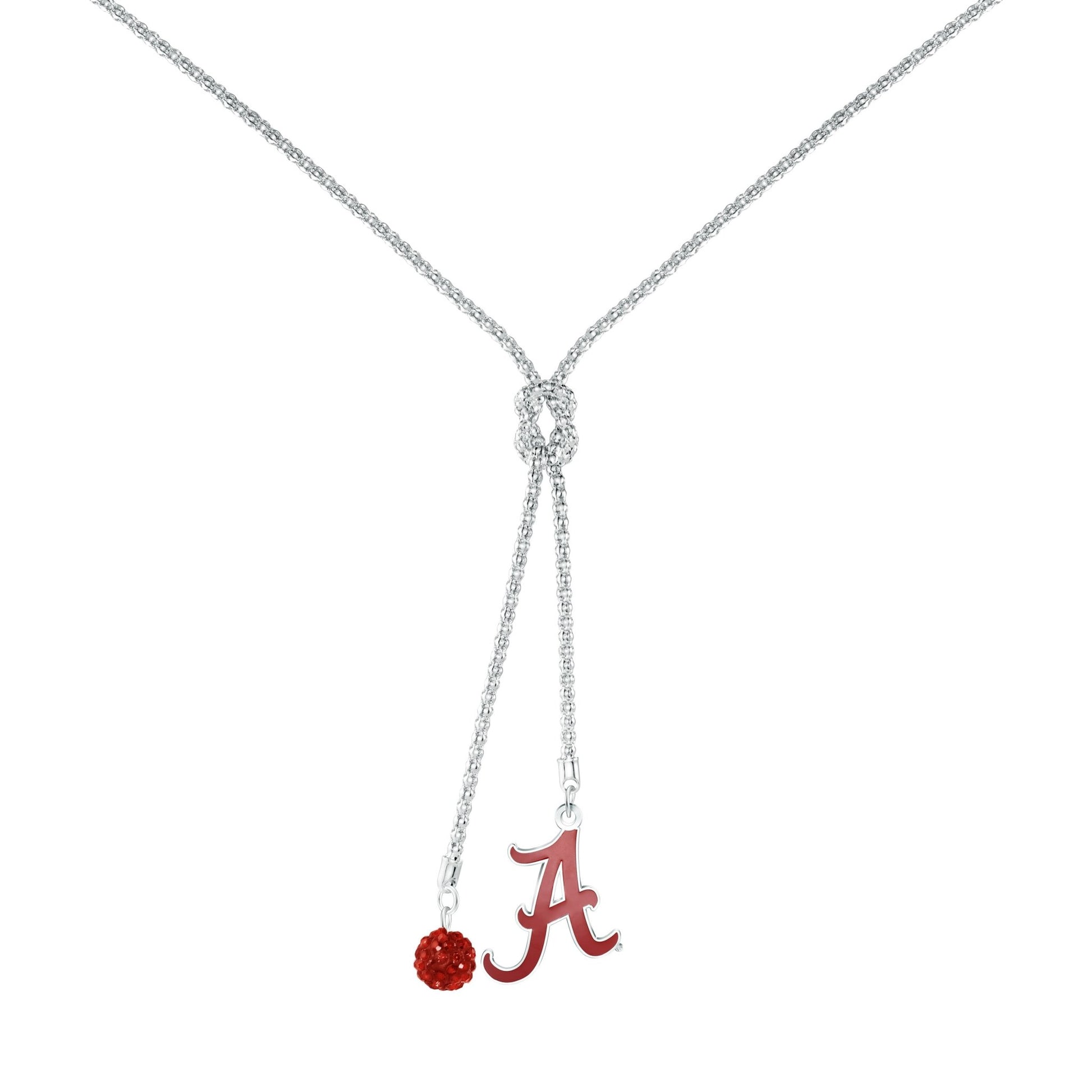 NCAA Infinity Knot Pendant Necklace - Gamedays Gear - Alabama Crimson Tide