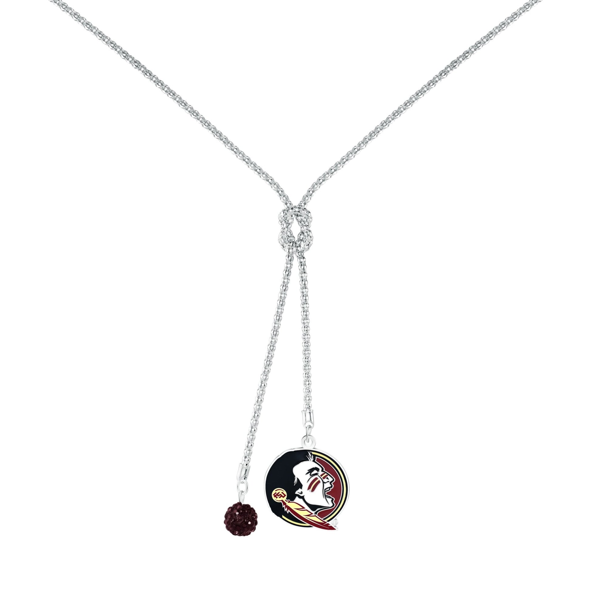 NCAA Infinity Knot Pendant Necklace - Gamedays Gear - Florida State Seminoles