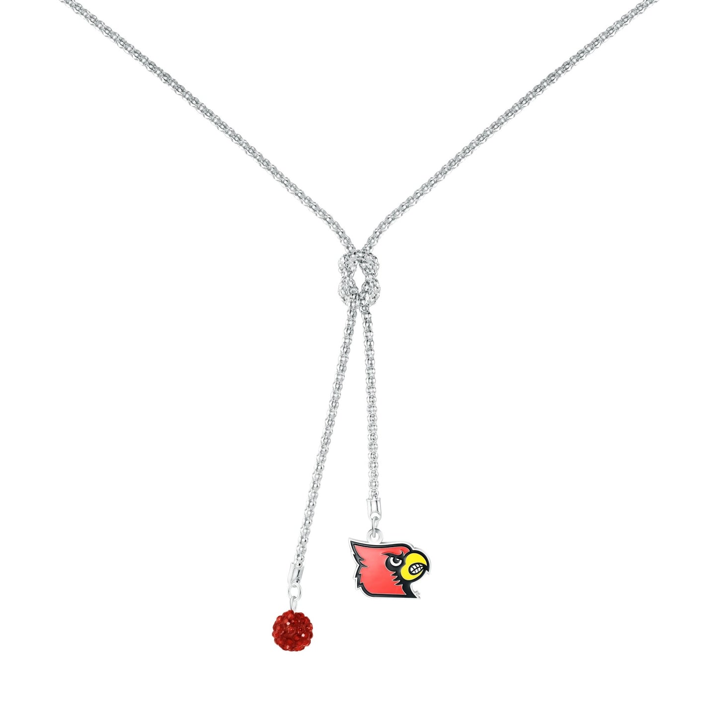 NCAA Infinity Knot Pendant Necklace - Gamedays Gear - Louisville Cardinals