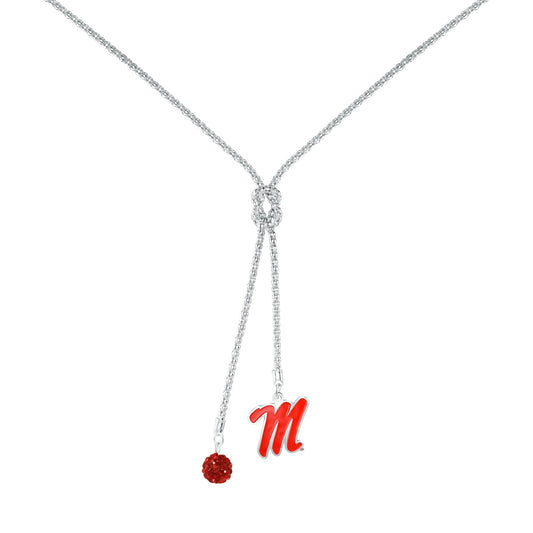 NCAA Infinity Knot Pendant Necklace - Gamedays Gear - Alabama Crimson Tide