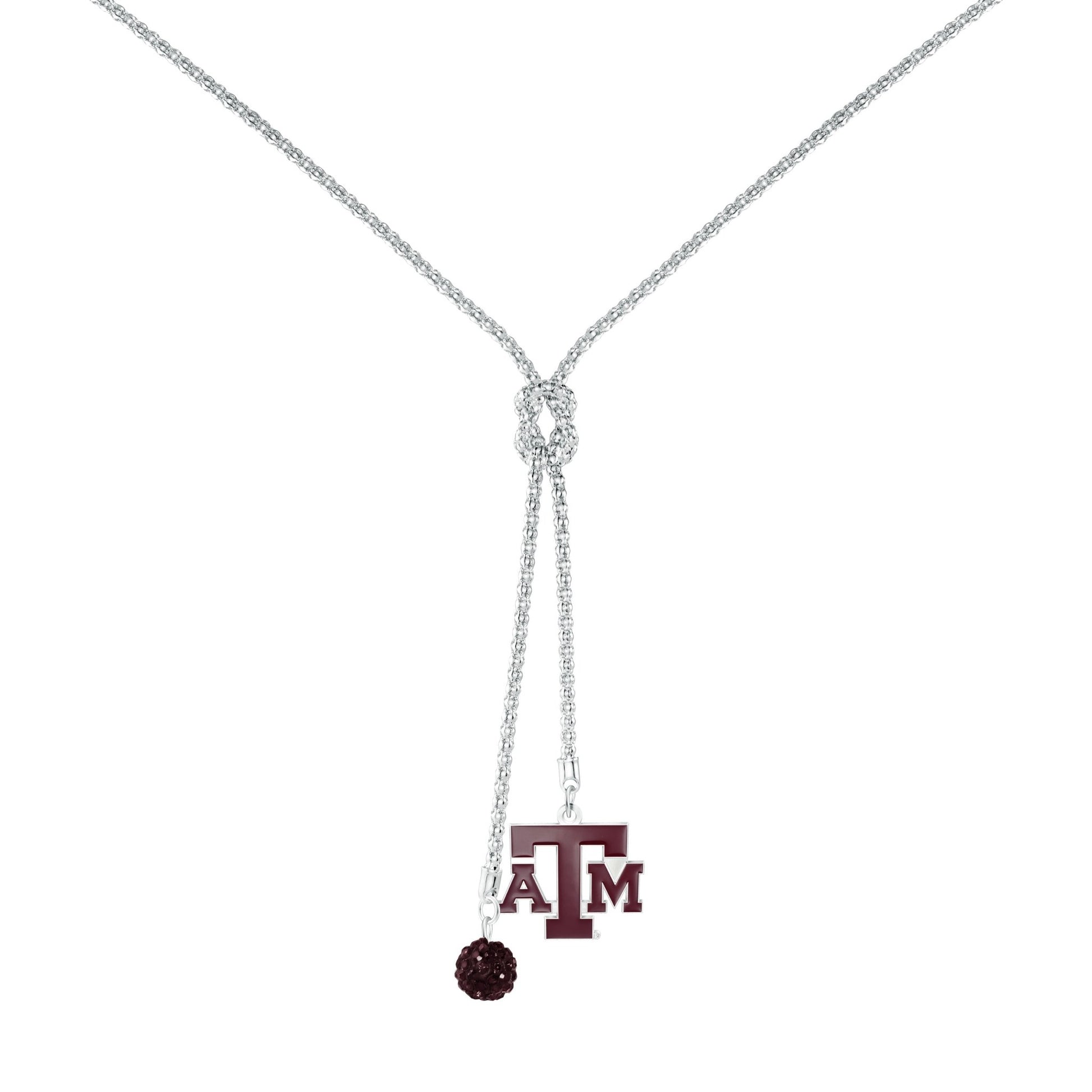 NCAA Infinity Knot Pendant Necklace - Gamedays Gear - Texas A&M Aggies