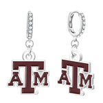 Gamedays Gear NCAA Rhinestone Circle Earrings E034 - 4057