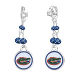 Gamedays Gear NCAA Rhinestone Dangle Earrings E022 - 4013