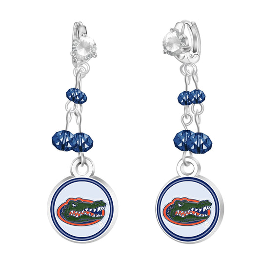 NCAA Rhinestone Dangle Earrings - Gamedays Gear - Alabama Crimson Tide