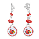 Gamedays Gear NCAA Rhinestone Dangle Earrings E022 - 4025