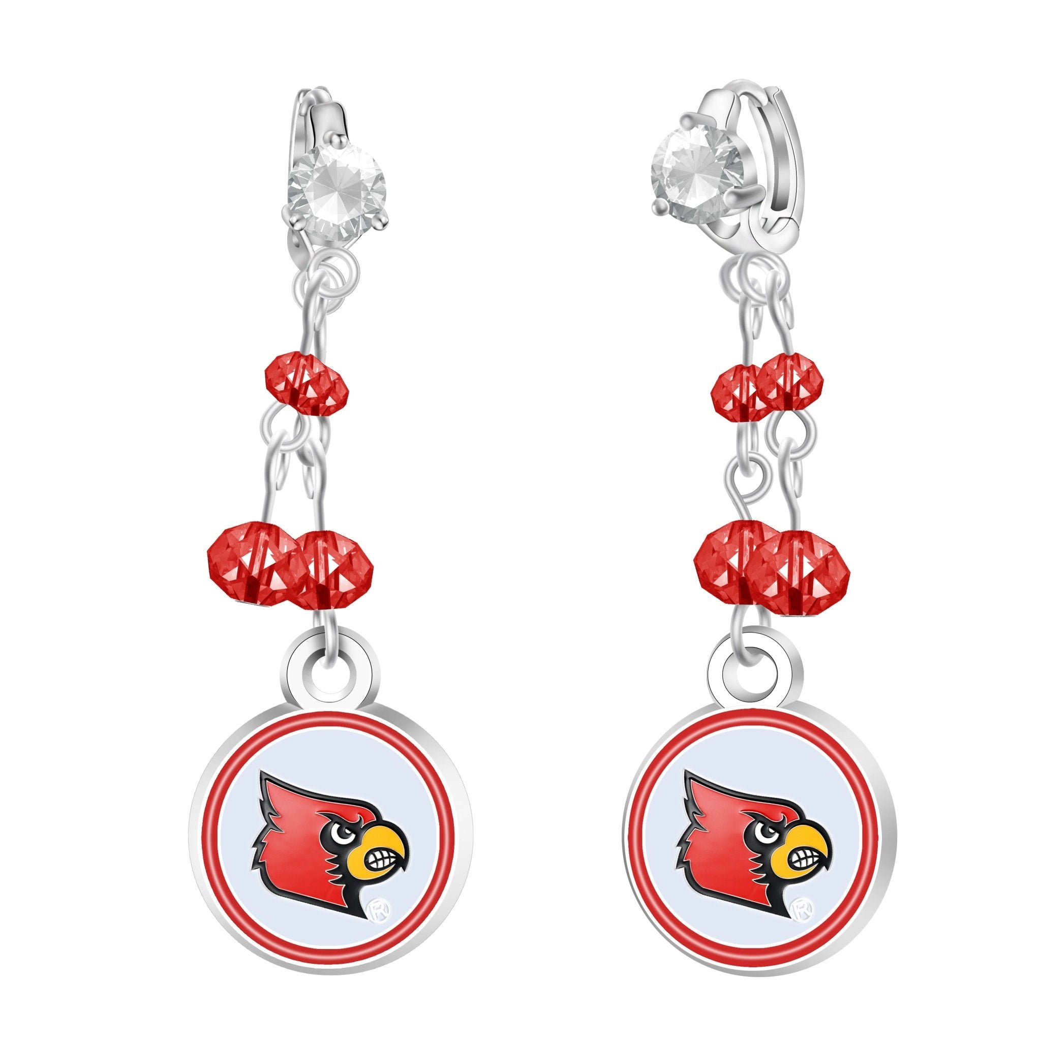 Gamedays Gear NCAA Rhinestone Dangle Earrings E022 - 4025