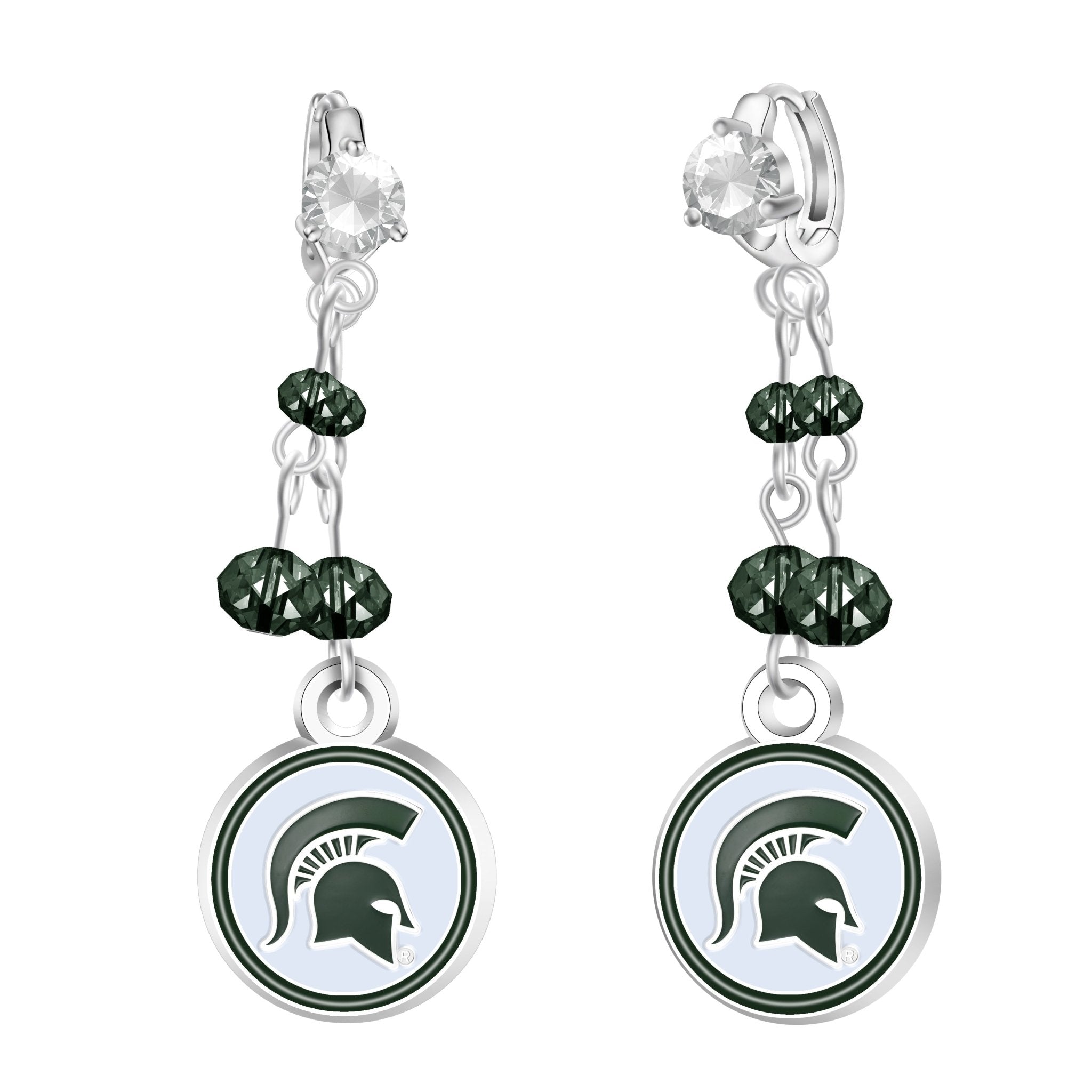 Gamedays Gear NCAA Rhinestone Dangle Earrings E022 - 4030