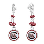 Gamedays Gear NCAA Rhinestone Dangle Earrings E022 - 4051