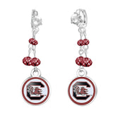 Gamedays Gear NCAA Rhinestone Dangle Earrings E022 - 4051
