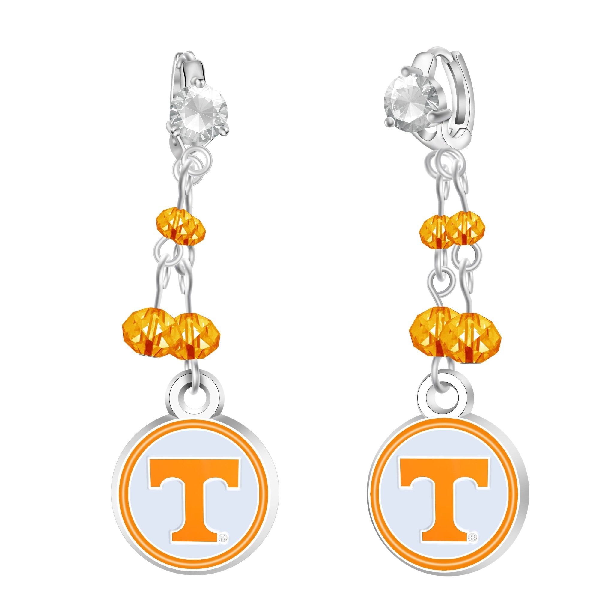 Gamedays Gear NCAA Rhinestone Dangle Earrings E022 - 4055