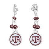 Gamedays Gear NCAA Rhinestone Dangle Earrings E022 - 4057